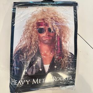 Men’s Spirit Halloween Heavy Metal Rocker Blonde Wig